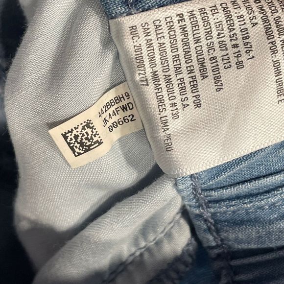 American Eagle Lyocell Denim Shorts Womens Size XS Pockets Drawstring Pull On - Picture 6 of 9